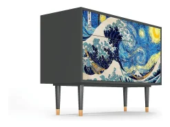 Aparador - 115х84х41 cm - S3 - Great Wave, Antracita