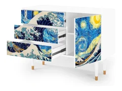Aparador - 115х84х41 cm - S3 - Great Wave, Blanco