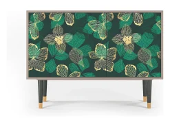 Aparador - 115х84х41 cm - S3 - Green Flower, Latte