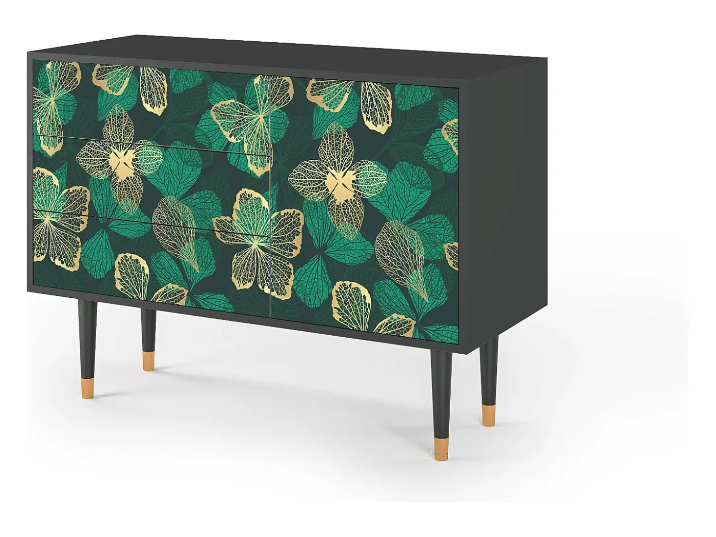 Aparador - 115х84х41 cm - S3 - Green Flower, Antracita