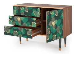 Aparador - 115х84х41 cm - S3 - Green Flower, Nogal