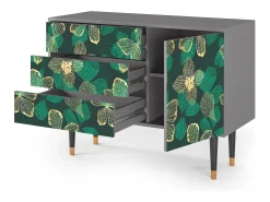 Aparador - 115х84х41 cm - S3 - Green Flower, Gris