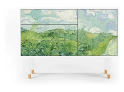 Aparador - 115х84х41 cm - S3 - Green Wheat Fields, Blanco