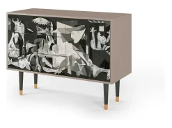 Aparador - 115х84х41 cm - S3 - Guernica by Picasso, Latte
