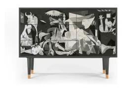 Aparador - 115х84х41 cm - S3 - Guernica by Picasso, Antracita