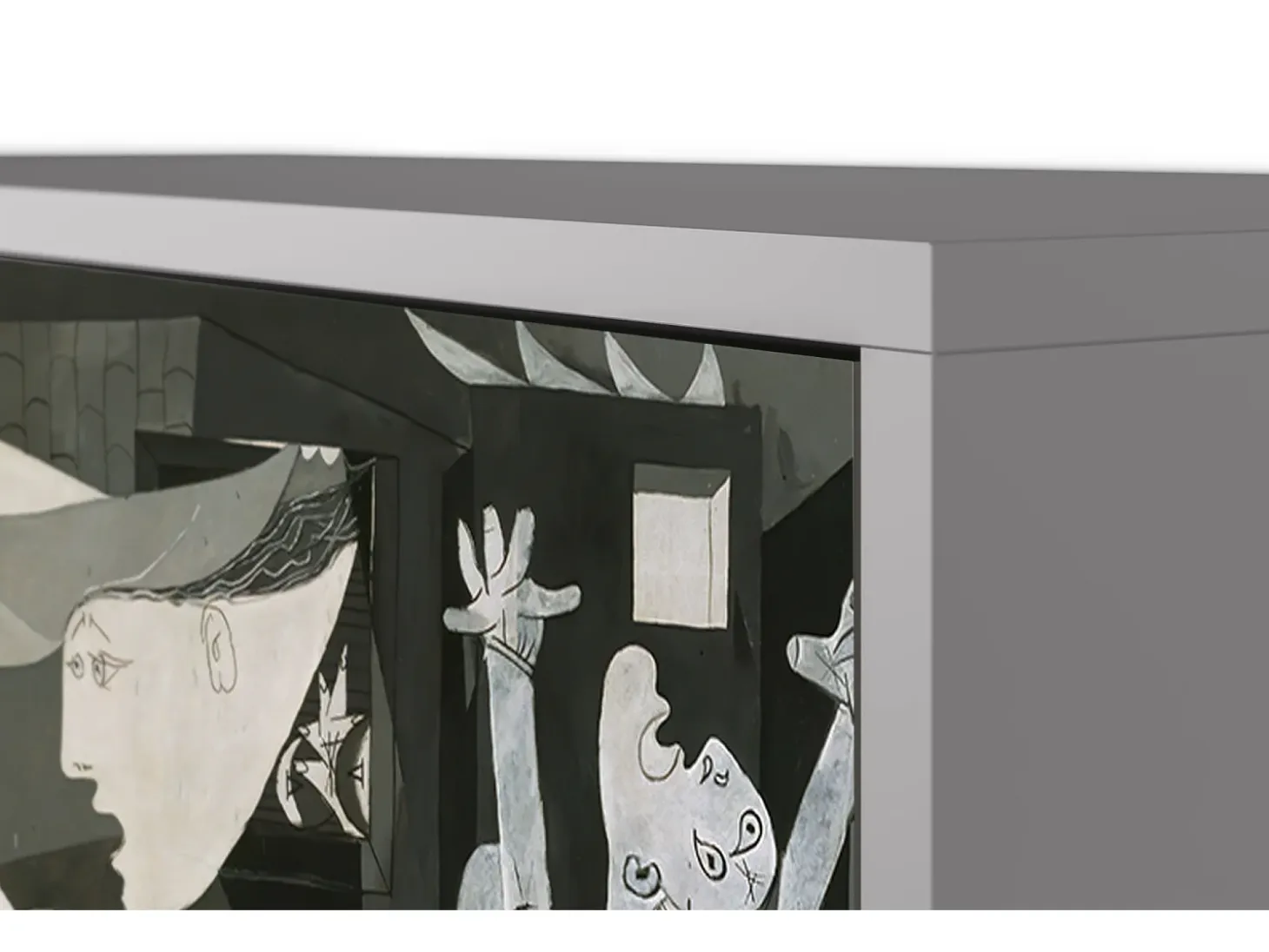 Aparador - 115х84х41 cm - S3 - Guernica by Picasso, Gris