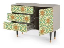 Aparador - 115х84х41 cm - S3 - Hindu Daisy, Arena
