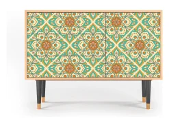 Aparador - 115х84х41 cm - S3 - Hindu Daisy, Nogal