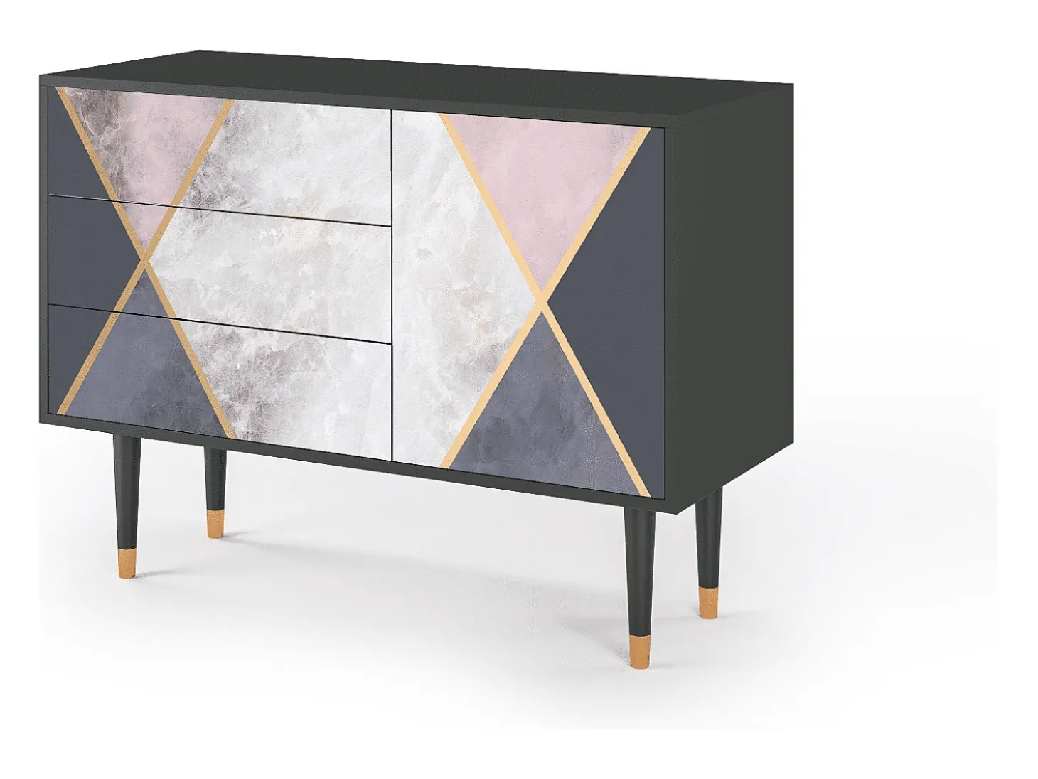 Aparador - 115х84х41 cm - S3 - Ideal Harmony, Antracita