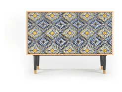 Aparador - 115х84х41 cm - S3 - Illusory Pattern, Nogal