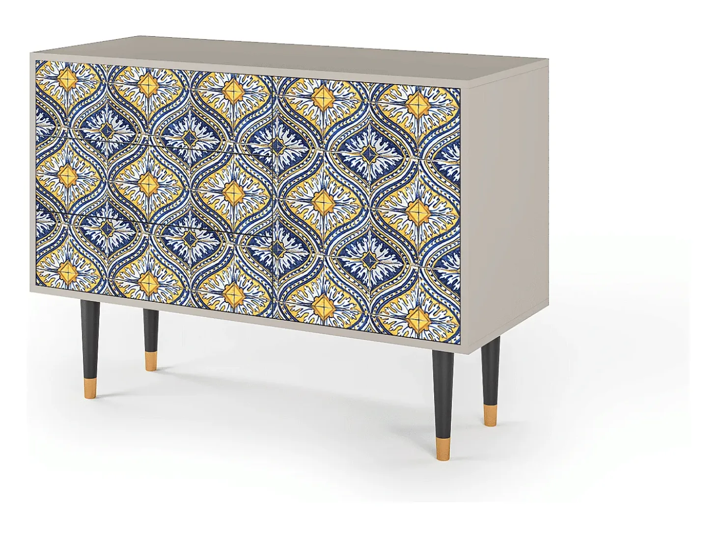 Aparador - 115х84х41 cm - S3 - Illusory Pattern, Arena