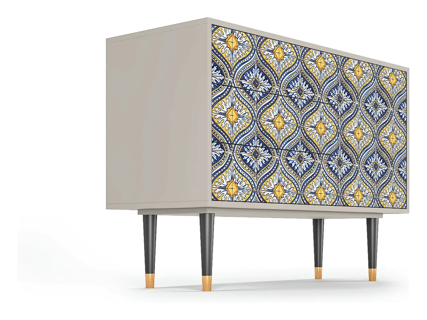 Aparador - 115х84х41 cm - S3 - Illusory Pattern, Arena