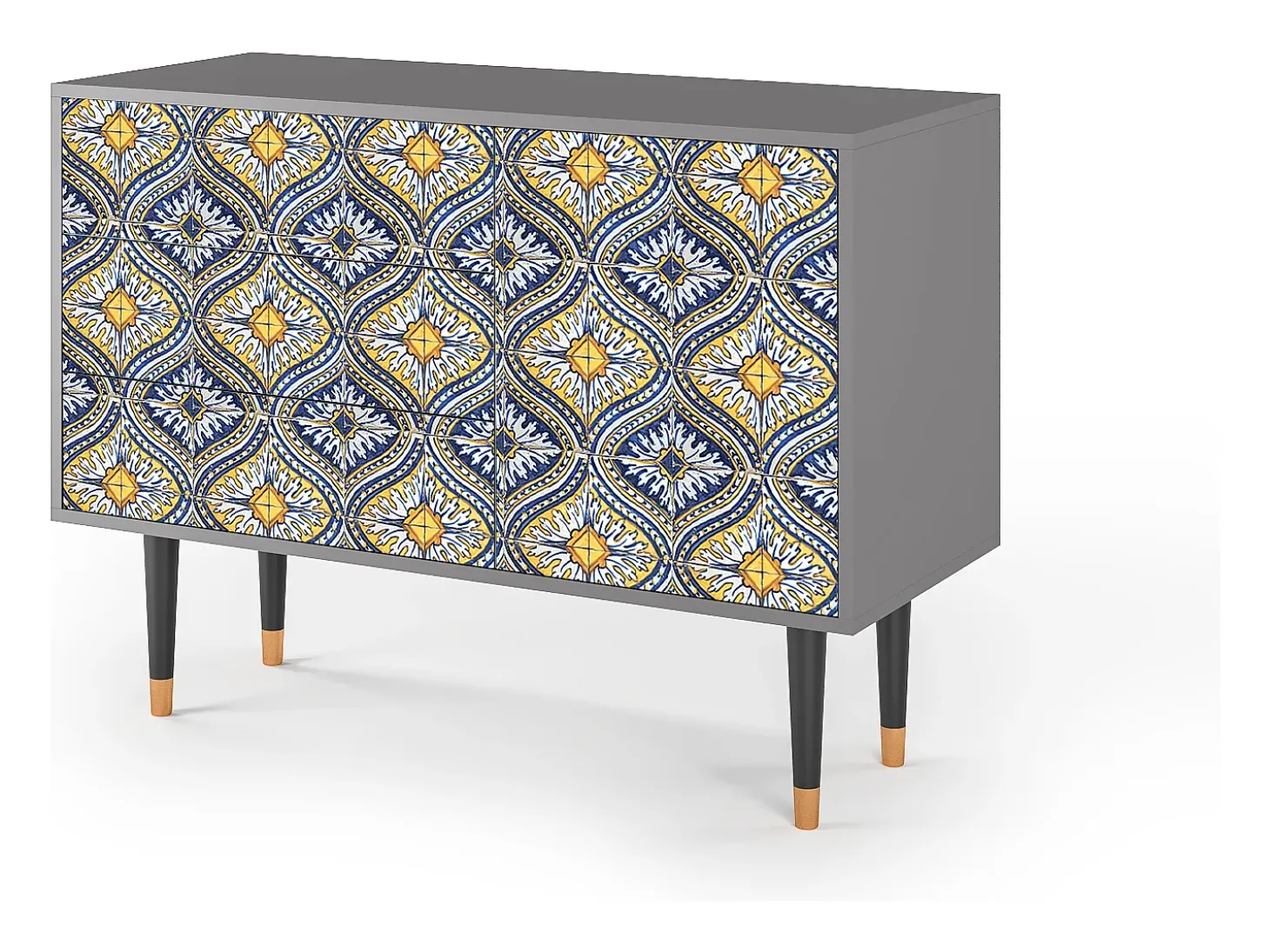 Aparador - 115х84х41 cm - S3 - Illusory Pattern, Gris