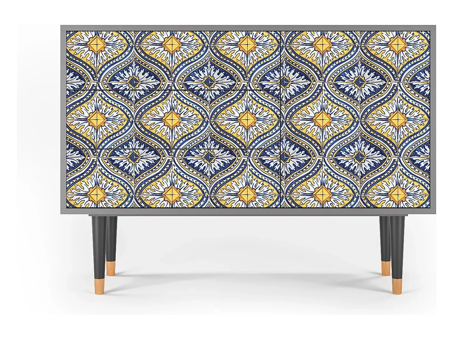 Aparador - 115х84х41 cm - S3 - Illusory Pattern, Gris