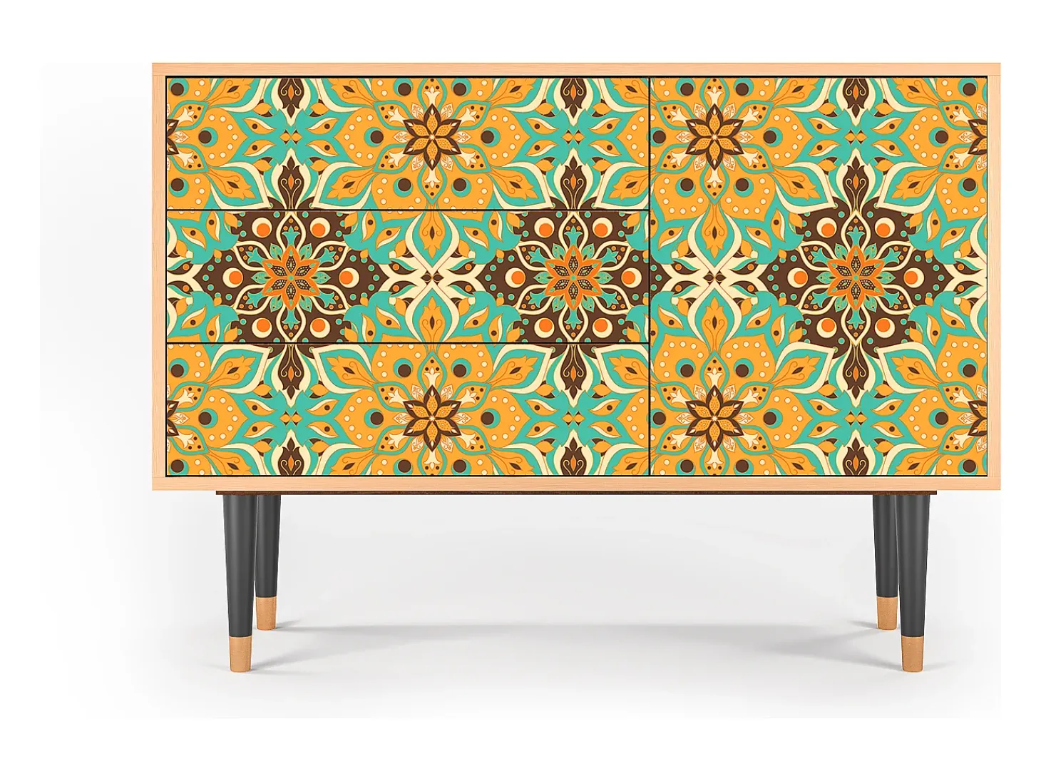 Aparador - 115х84х41 cm - S3 - Indian Spices, Nogal