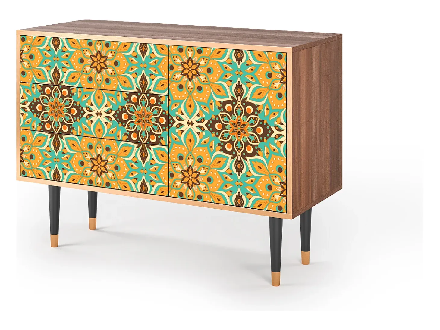 Aparador - 115х84х41 cm - S3 - Indian Spices, Nogal