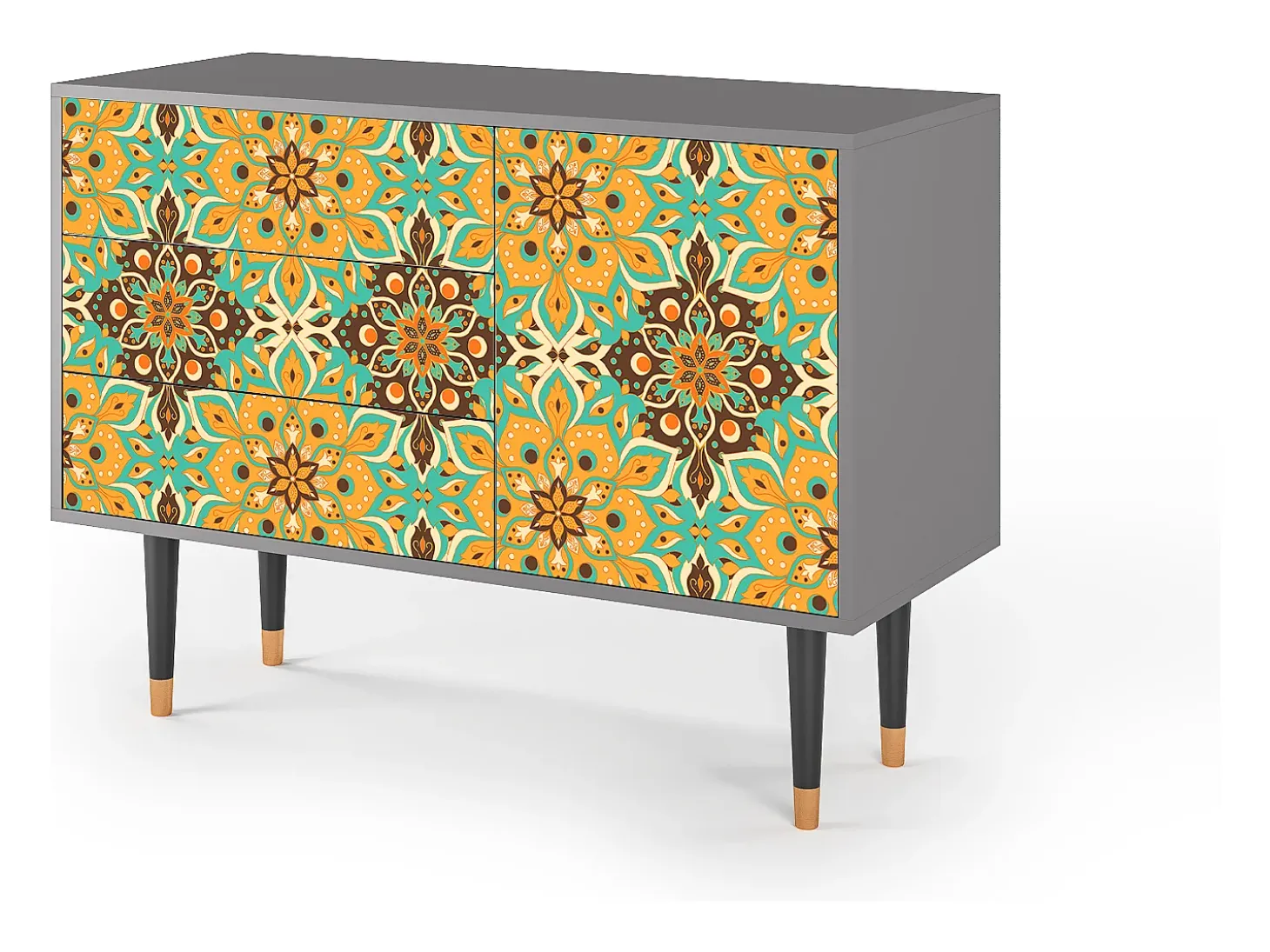 Aparador - 115х84х41 cm - S3 - Indian Spices, Gris