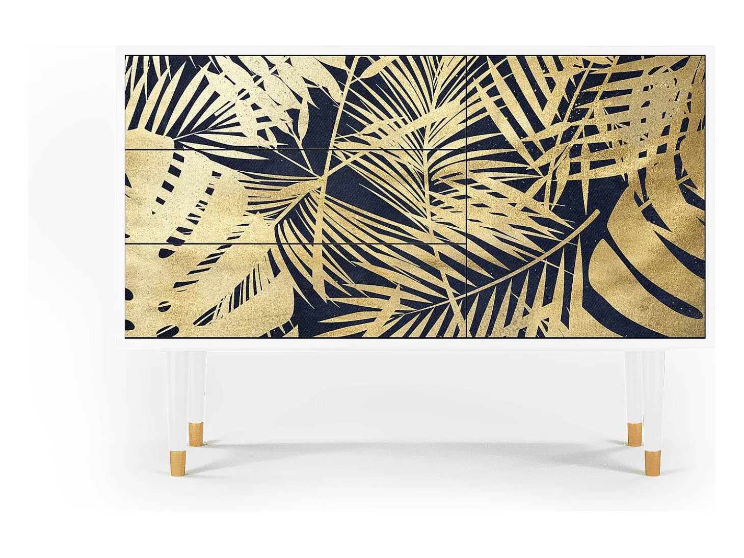 Aparador - 115х84х41 cm - S3 - Jungle Vibes, Blanco