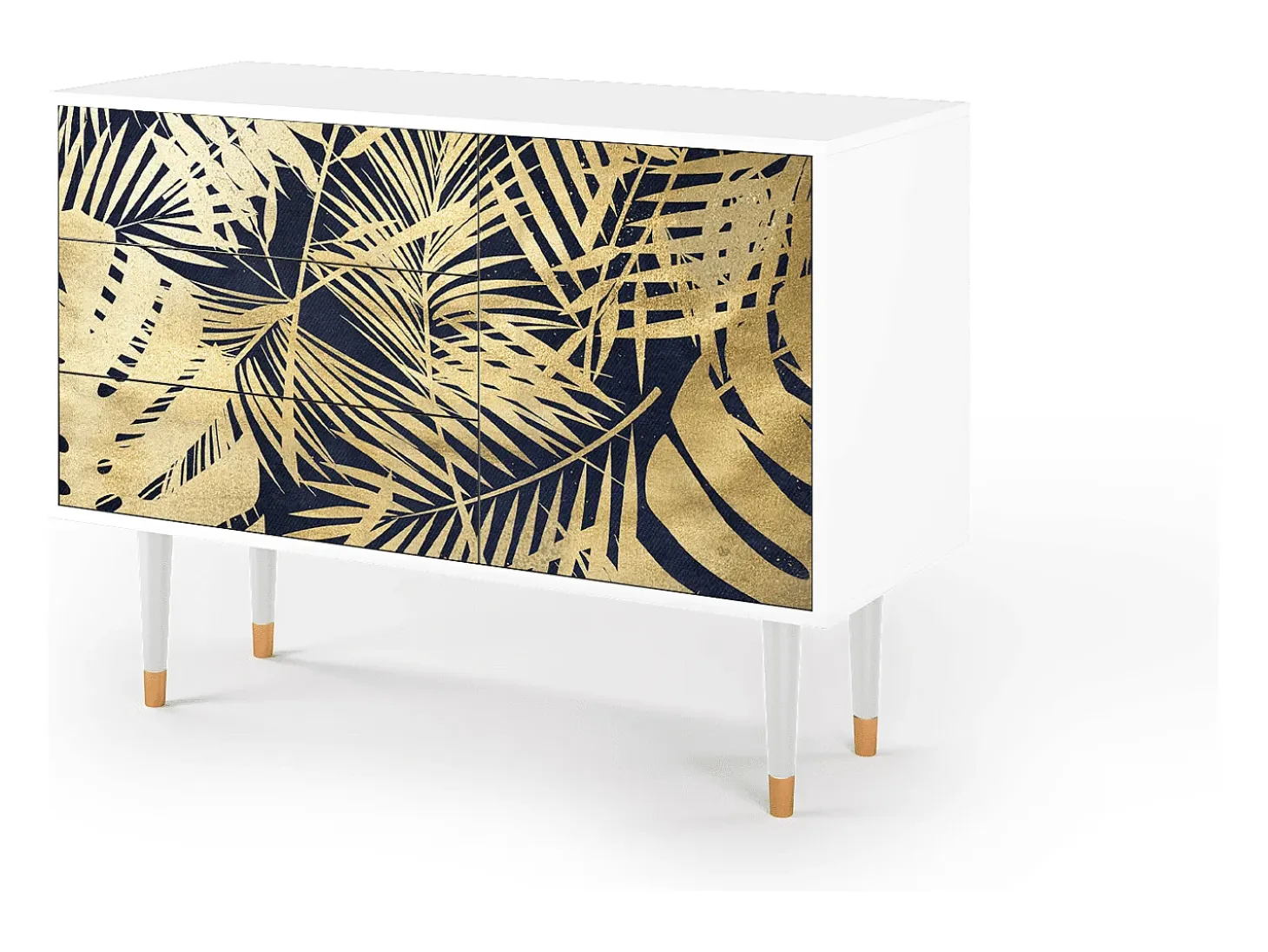 Aparador - 115х84х41 cm - S3 - Jungle Vibes, Blanco