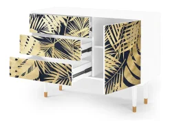 Aparador - 115х84х41 cm - S3 - Jungle Vibes, Blanco