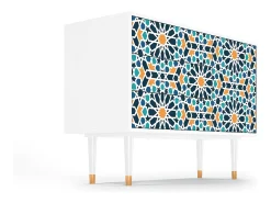 Aparador - 115х84х41 cm - S3 - Kaleidoscope, Blanco