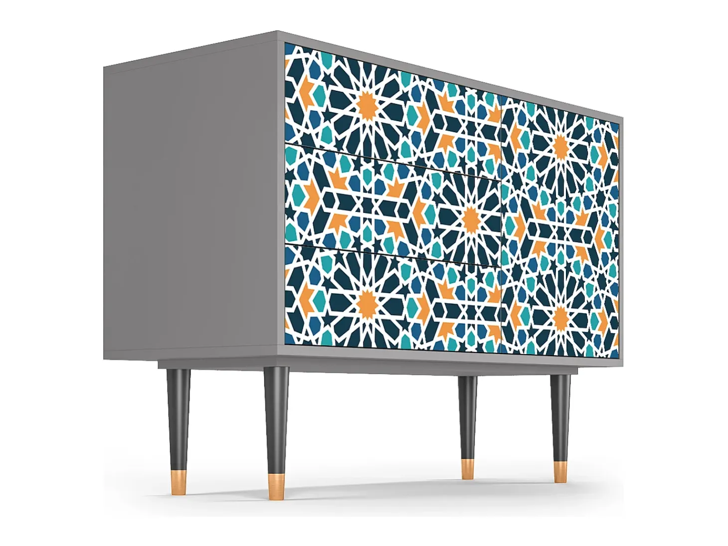 Aparador - 115х84х41 cm - S3 - Kaleidoscope, Gris