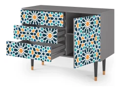 Aparador - 115х84х41 cm - S3 - Kaleidoscope, Gris