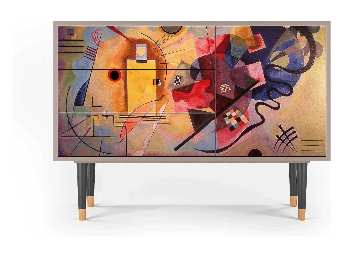 Aparador - 115х84х41 cm - S3 - Kandinsky, Latte