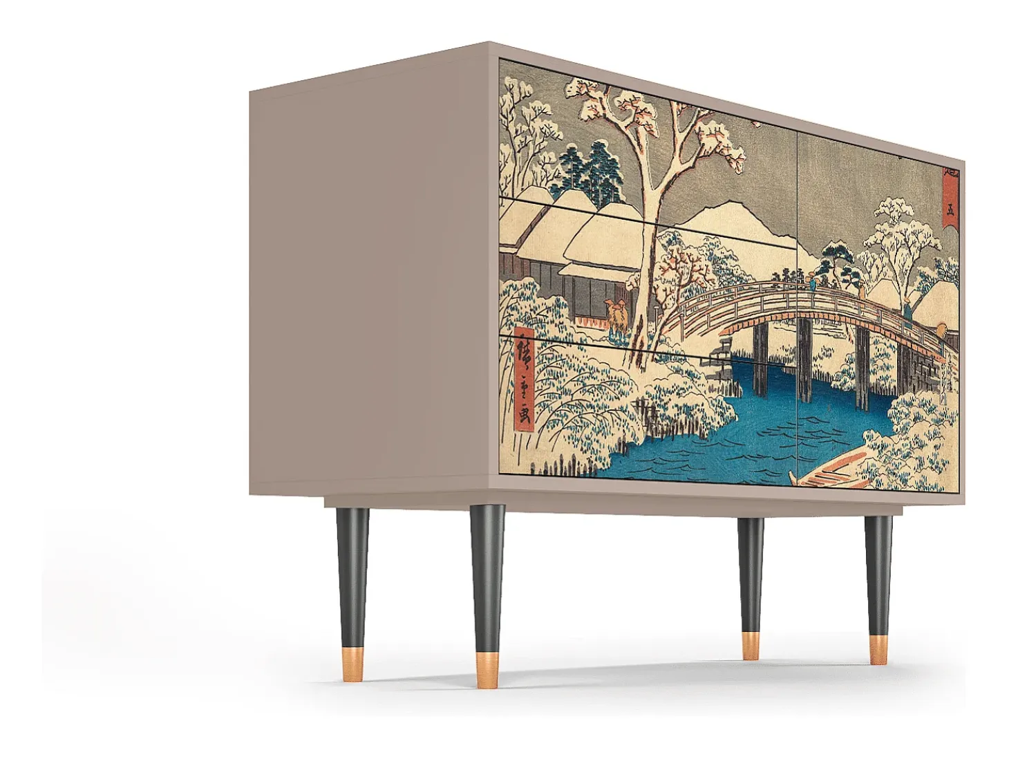 Aparador - 115х84х41 cm - S3 - Katabira River, Latte