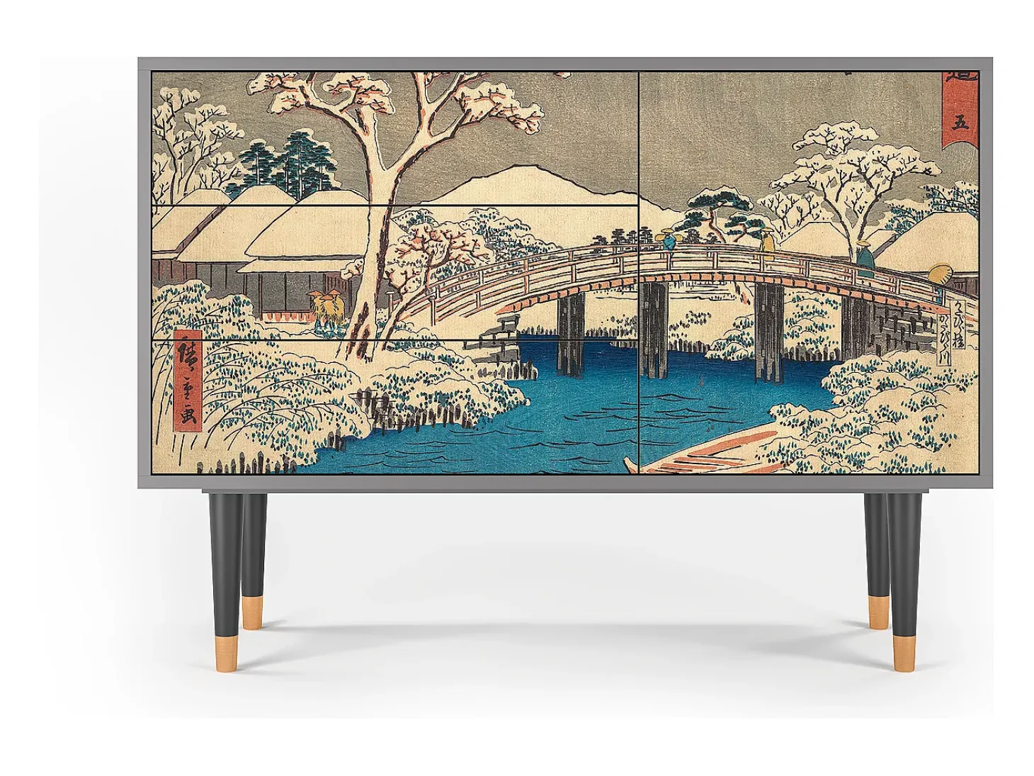 Aparador - 115х84х41 cm - S3 - Katabira River, Gris