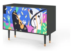 Aparador - 115х84х41 cm - S3 - La Tristesse du Roi, Antracita