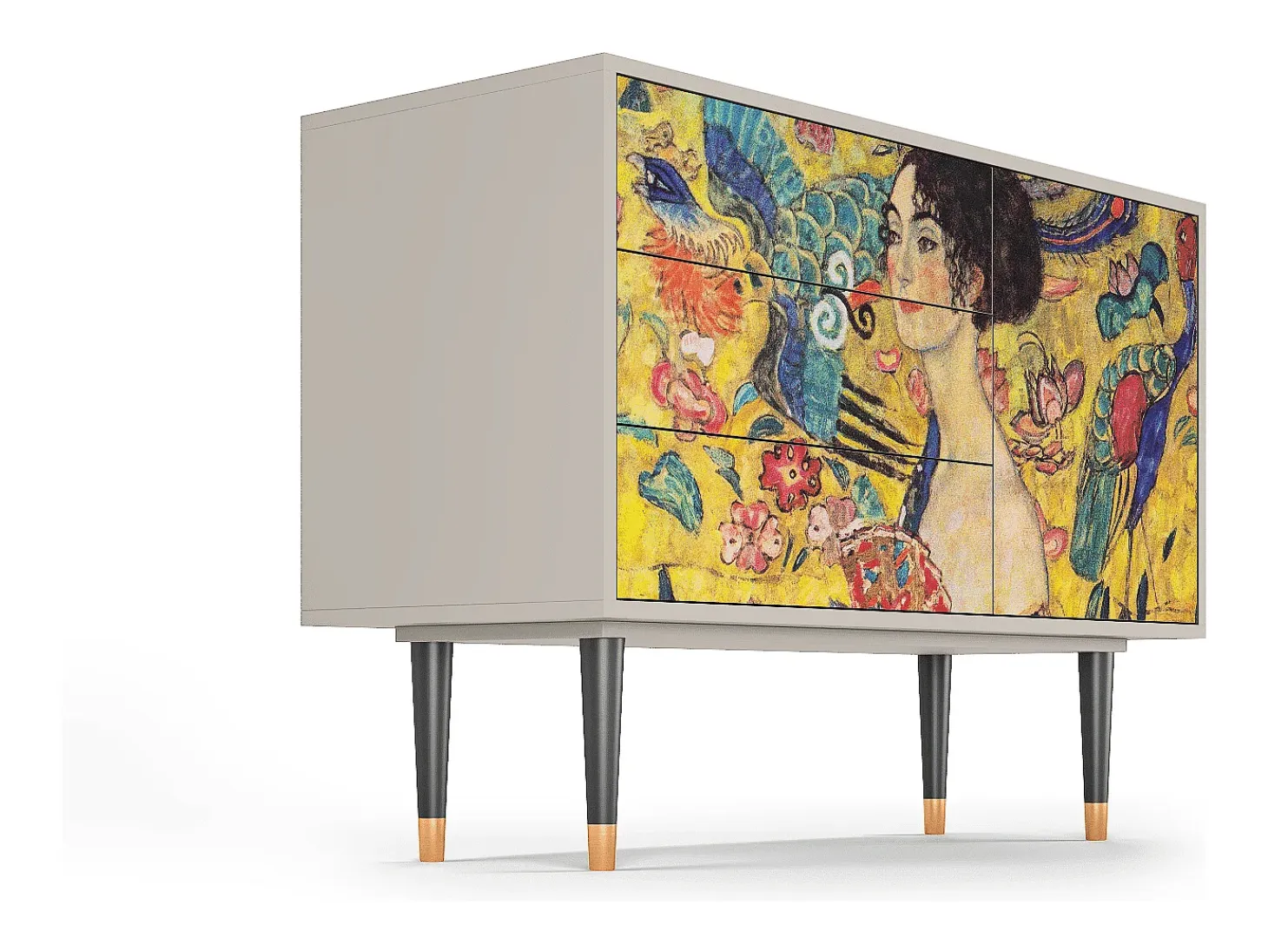 Aparador - 115х84х41 cm - S3 - Lady with Fan by Klimt, Arena