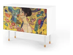 Aparador - 115х84х41 cm - S3 - Lady with Fan by Klimt, Blanco