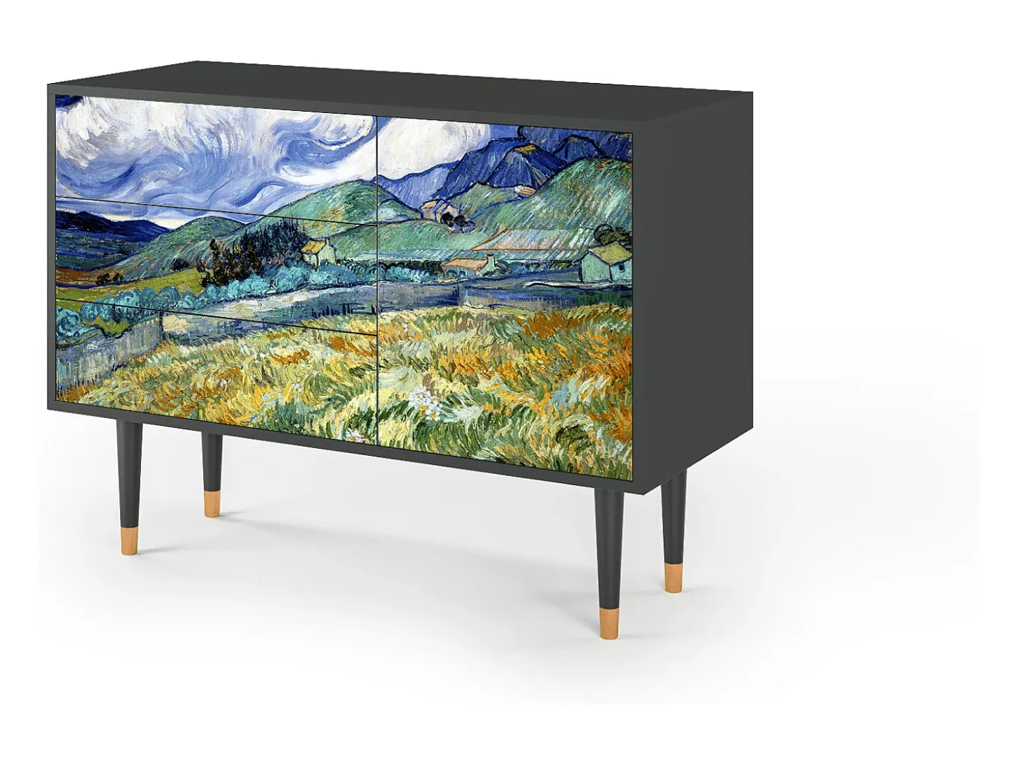 Aparador - 115х84х41 cm - S3 - Landscape, Antracita