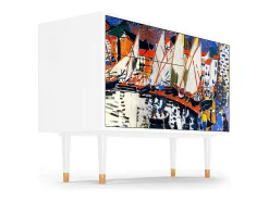 Aparador - 115х84х41 cm - S3 - Le Séchage des voiles , Blanco