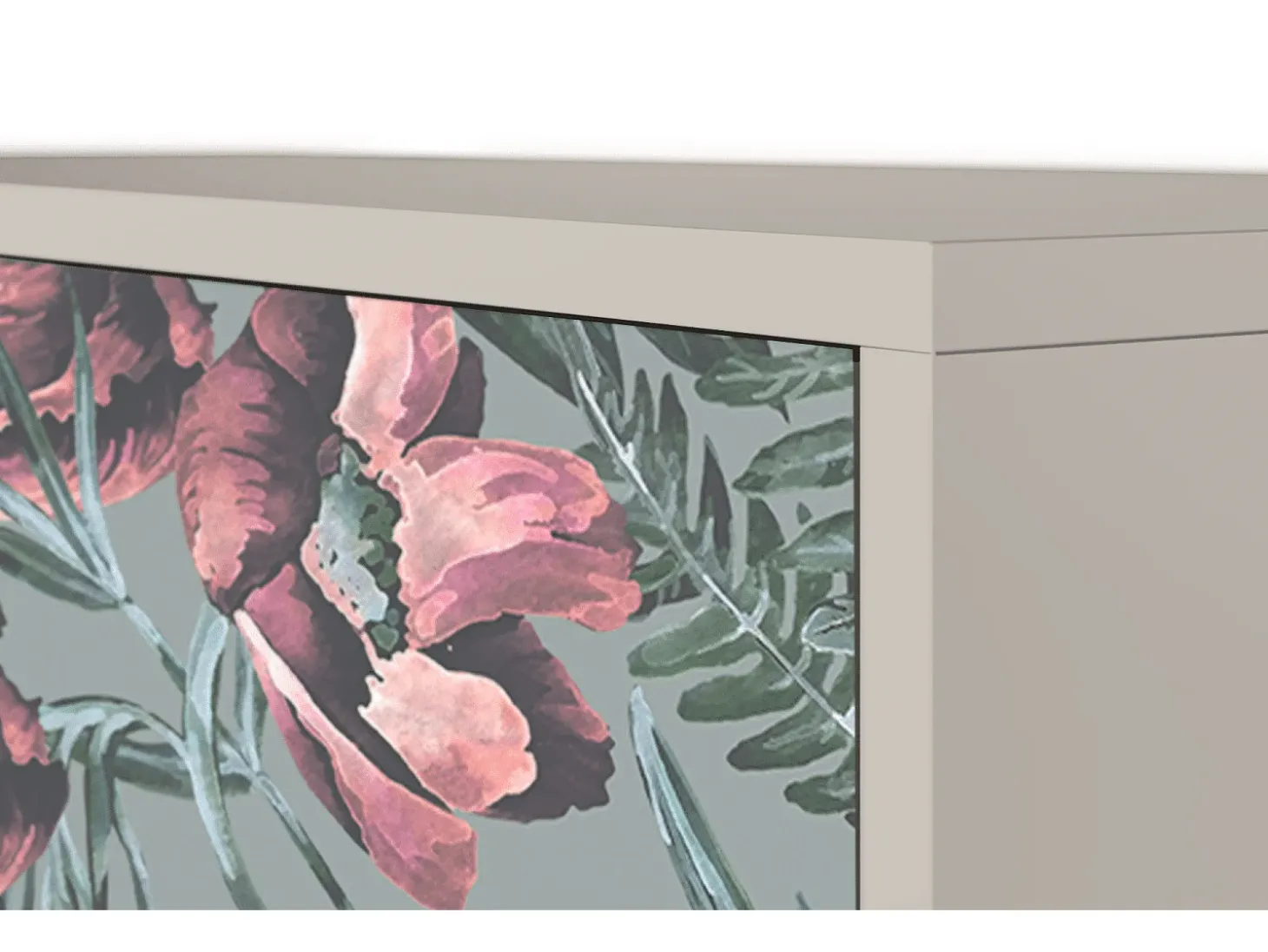 Aparador - 115х84х41 cm - S3 - Light Peonies, Arena
