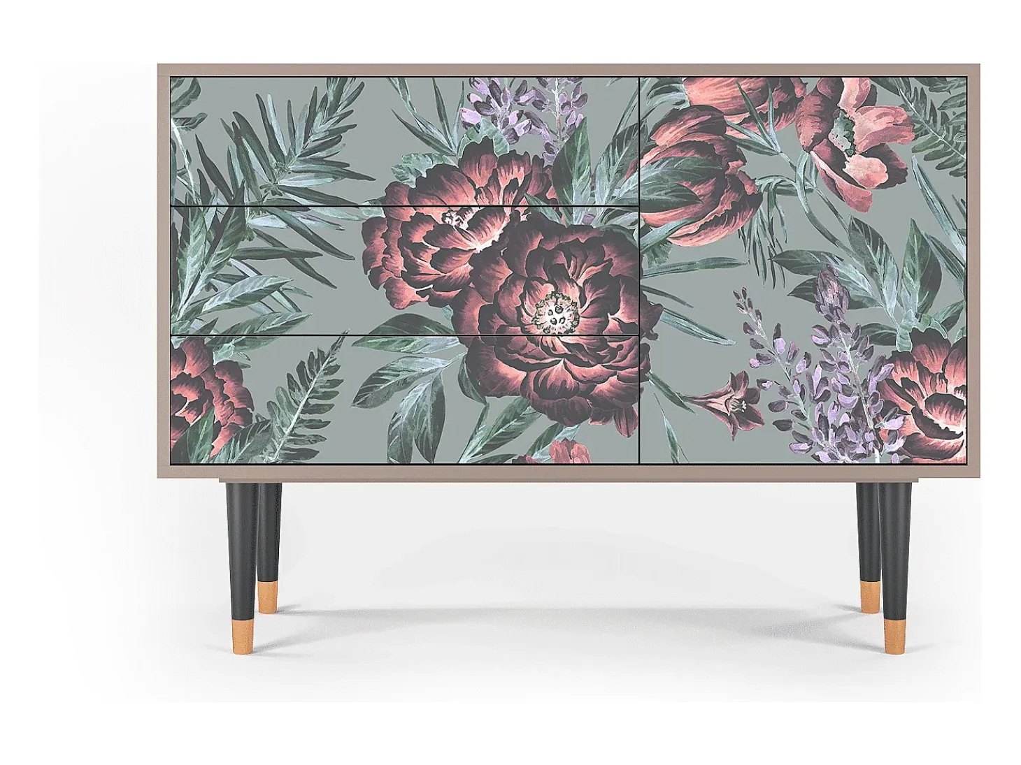 Aparador - 115х84х41 cm - S3 - Light Peonies, Arena
