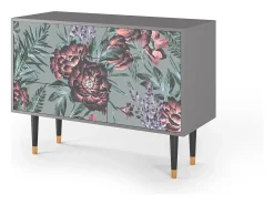 Aparador - 115х84х41 cm - S3 - Light Peonies, Gris