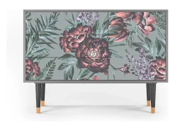 Aparador - 115х84х41 cm - S3 - Light Peonies, Gris