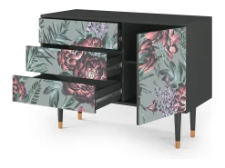 Aparador - 115х84х41 cm - S3 - Light Peonies, Antracita