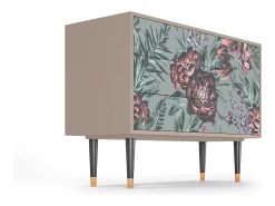 Aparador - 115х84х41 cm - S3 - Light Peonies, Latte