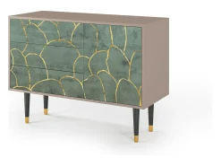 Aparador - 115х84х41 cm - S3 - Magnificent Water Lily, Latte