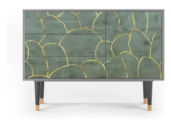 Aparador - 115х84х41 cm - S3 - Magnificent Water Lily, Gris