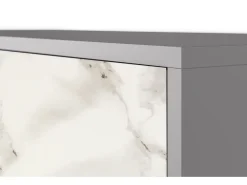 Aparador - 115х84х41 cm - S3 - Milk Marble, Gris