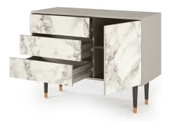 Aparador - 115х84х41 cm - S3 - Milk Marble, Arena
