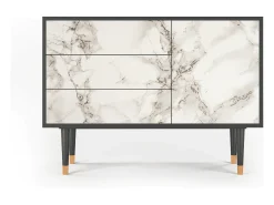 Aparador - 115х84х41 cm - S3 - Milk Marble, Antracita