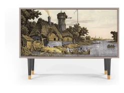 Aparador - 115х84х41 cm - S3 - Mill along a River, Latte
