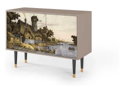 Aparador - 115х84х41 cm - S3 - Mill along a River, Latte