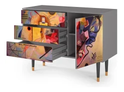 Aparador - 115х84х41 cm - S3 - Modern Art, Gris
