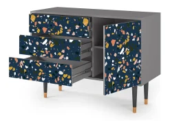 Aparador - 115х84х41 cm - S3 - Night Sky Langhterns, Gris